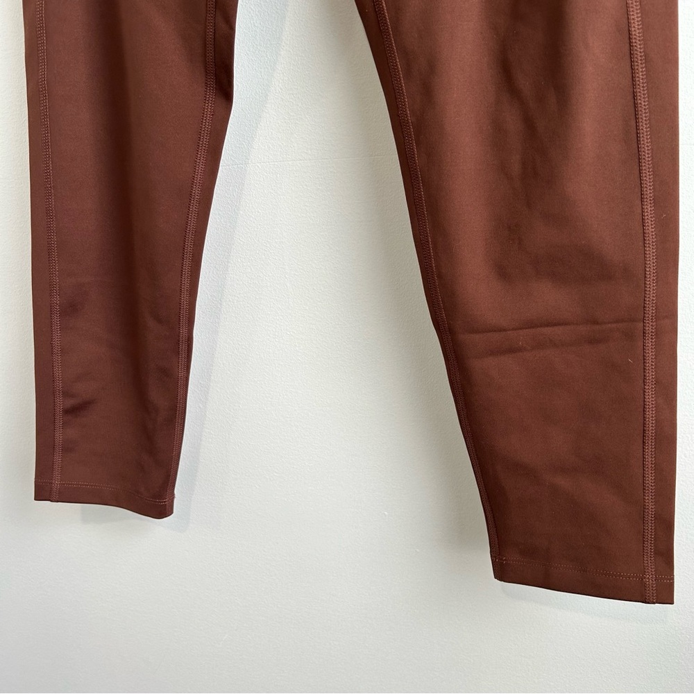 Nwt Girlfriend Collective Brown Pocket Leggings High Rise 7/8 Size‎ Medium - Picture 6 of 11